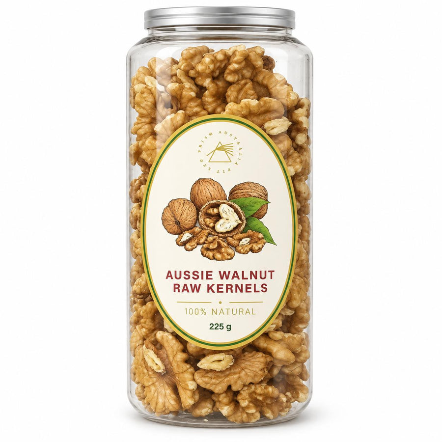 225g Premium Raw Walnut Kernels Jar