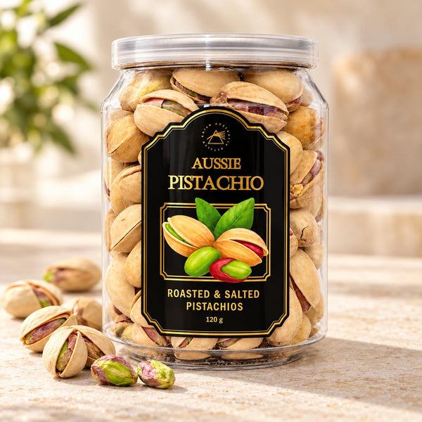 Roasted and Salted Pistachios in Shell | 120g | On-The-Go Snack